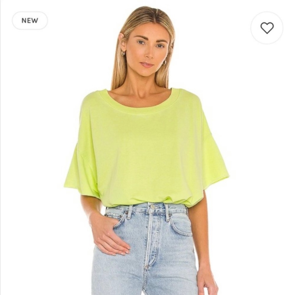 Free People Lime Green Bodysuit